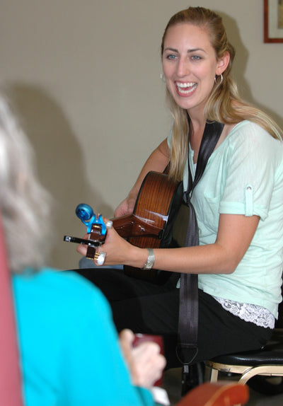Striking a Chord: Music therapy in session