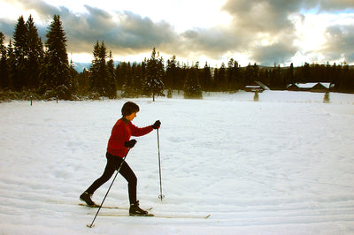 Crosscountry skiing at Swan Mountain Ranch