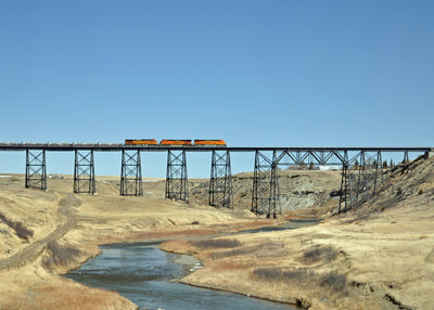 A railroad through Montana
