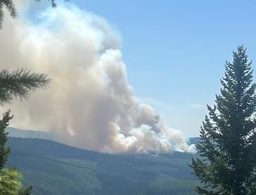 Evacuations ordered near Montana wildfire