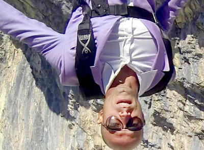 High Fashion: base jumping in style