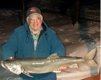 Fishing's great on Flathead Lake