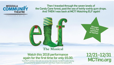 Missoula Community Theatre streams Elf