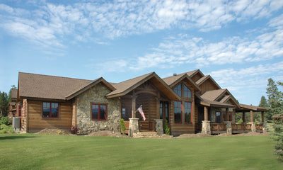 Custom home in the country
