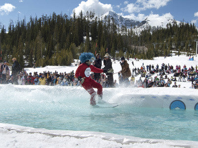 Big Sky Ski Resort celebrates ski season with annual pond skim