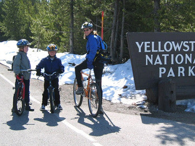 Spring cycling open in Yellowstone