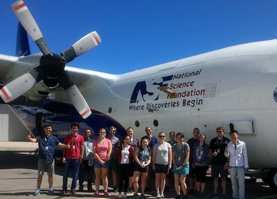 Studying forest fires from the sky