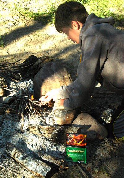 To Build a Fire: Fire Starter packets