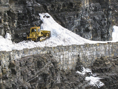 Glacier Park plows forge ahead through deep snow