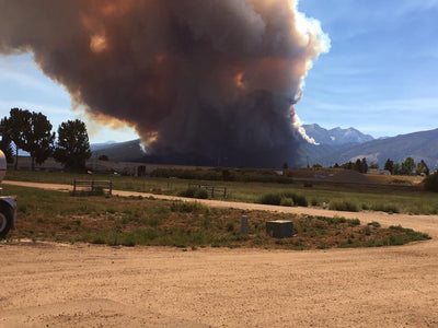 Wildfire explodes near Hamilton, Montana