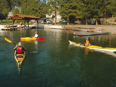 Kayaking Flathead  Lake