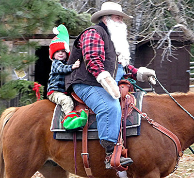 Santa comes to Ovando, Montana