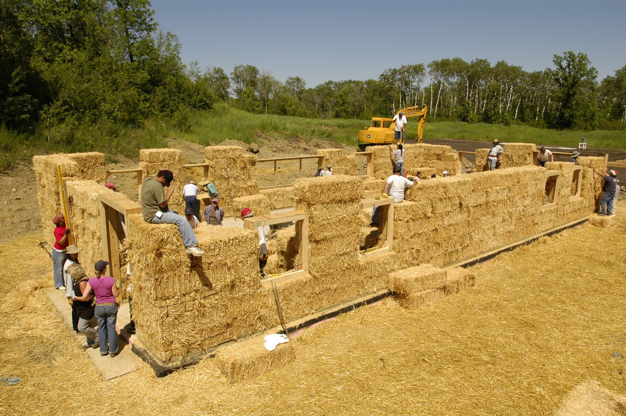 Straw Constrution Straw Built Construction