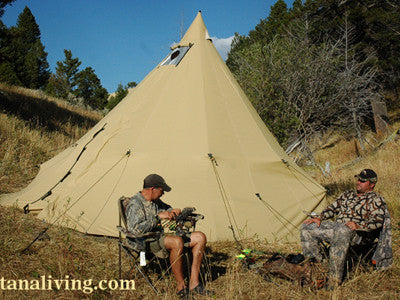 Camping in Style: a new way to get in a tipi