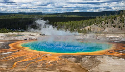 Strange organisms deep in Yellowstone Park